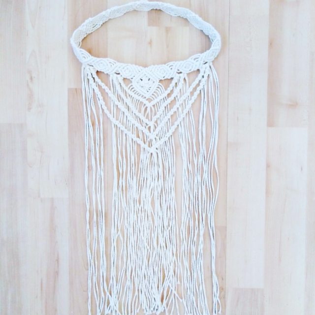 Macrame závoj